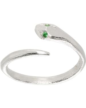 Seb Brown Serpent Ring - White