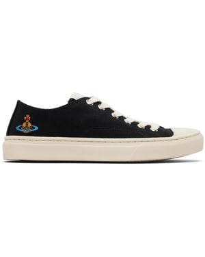 Vivienne Westwood Low Top Plimsoll Trainers - Black