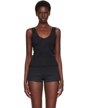 Cou Cou 'The Scoop' Tank Top - Black