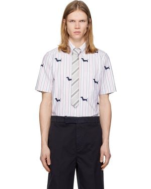 Thom Browne Straight Fit Bd S/S Shirt - Black