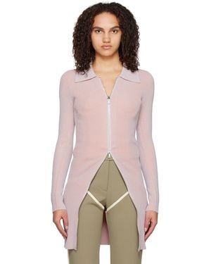Paris Georgia Basics Zip-up Polo - Pink