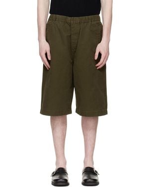 Entire studios Khaki Boxing Shorts - Green
