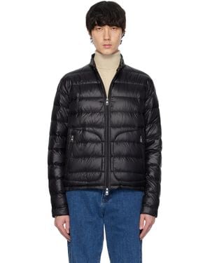Moncler Blouson Court Acorus Noir Rembourré En Duvet