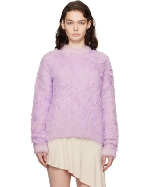 Acne Studios Textured Sweater - Pink