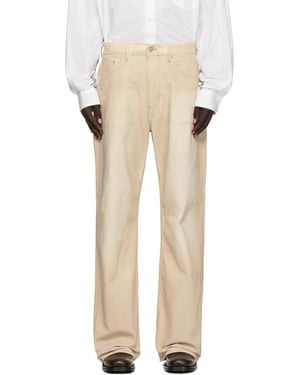 Acne Studios Faded Jeans - Natural
