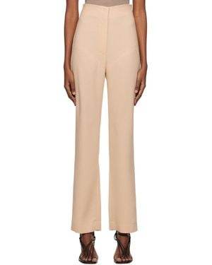Paris Georgia Basics Ssense Work Capsule – Panelled Trousers - Natural