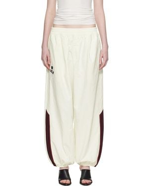 Willy Chavarria Adidas Originals Edition 'Chavarria' Woven Track Trousers - Natural