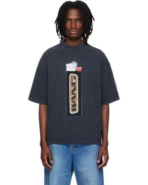 Alexander Wang Oversized Graphic T-Shirt - Blue