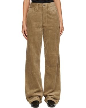 Agolde Khaki Vintage Loose Jeans - Brown