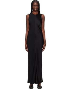 Ami Paris Straight Maxi Dress - Black