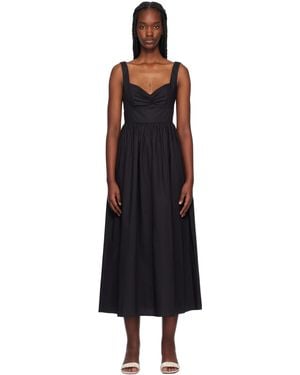 Matteau Bralette Midi Dress - Black