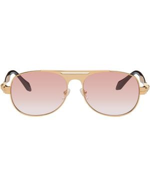 Versace Aviator Sunglasses - Pink