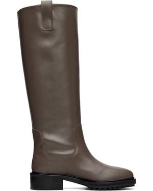 Aeyde Henry Knee-High Boots - Brown