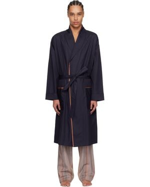 Paul Smith Stripe Robe - Black