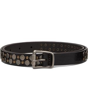 Lemaire Rio Studs 20 Belt - Black
