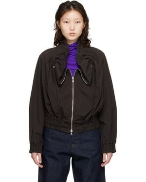 Dries Van Noten Cocoon Bomber Jacket - Blue