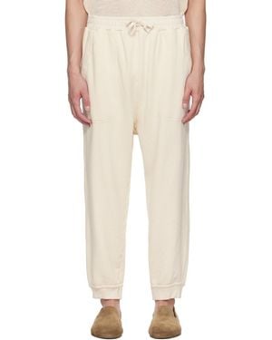 Jan Jan Van Essche Off- O-Project Drawstring Joggers - Natural