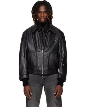 Enfants Riches Deprimes 'Combattimento' Leather Jacket - Black