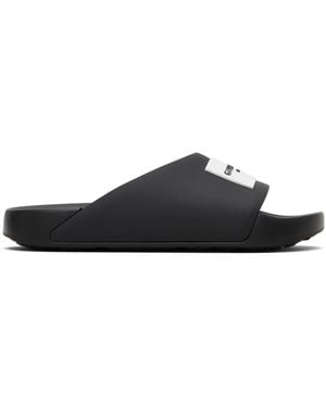 Givenchy Sandales À Enfiler Noires À Logo