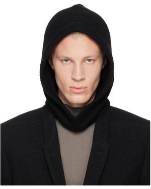 Rick Owens Tower Hood - Black