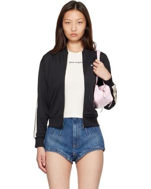 Palm Angels Classic Logo Track Bomber Jacket - Blue