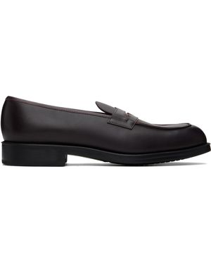 Kleman Burgundy Dalior 2 Loafers - Black