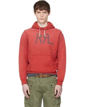 RRL Ranch Logo Hoodie - Red