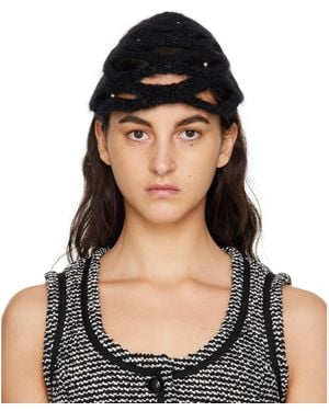 Rui Mohair Beanie - Black
