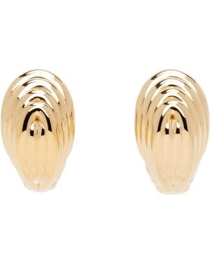 Bottega Veneta Slice Earrings - Metallic