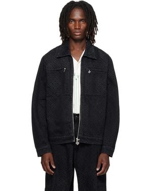 CASABLANCA Monogram Jacket - Black