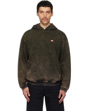 DIESEL Khaki-Kai Hoodie - Black