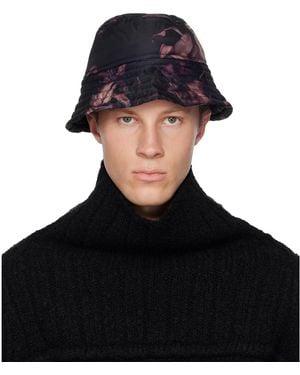 Dries Van Noten Printed Bucket Hat - Black