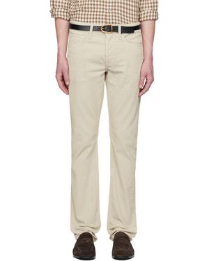 Tom Ford ベージュ Micro Cord スリムフィット ジーンズ - ナチュラル