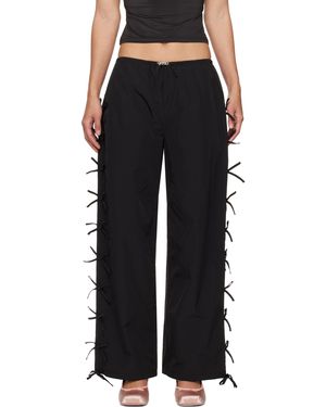 Sandy Liang Poppet Track Trousers - Black