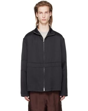 Jil Sander ジップアップジャケット - ブラック