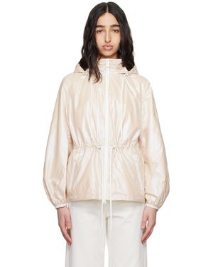 Mackage Imperméable Isha Blanc Cassé À Manches Bouffantes - Neutre