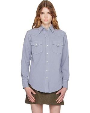A.P.C. Western Shirt - Blue