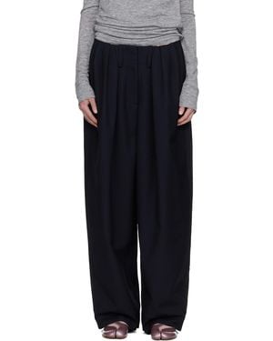 OPEN YY Full Gather Trousers - Black