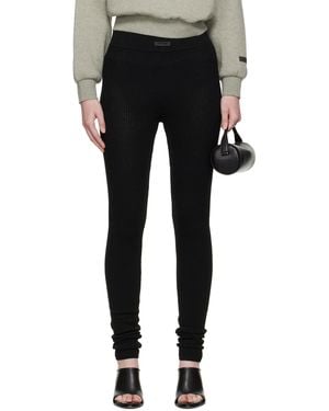 Fear Of God Waffle Leggings - Black