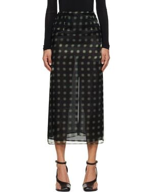 16Arlington Dia Midi Skirt - Black