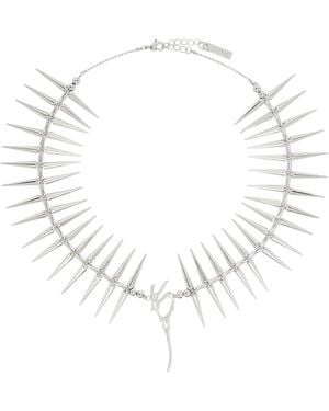 Collina Strada Spiky Wing Necklace - Metallic