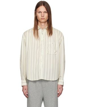 C2H4 Off- & Lineation Recliner Shirt - Multicolour