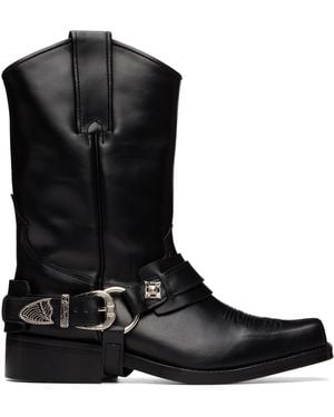 Toga Bottes Noires En Cuir