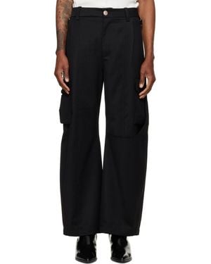 NULLUS Low Poly Shift Cargo Pants - Black