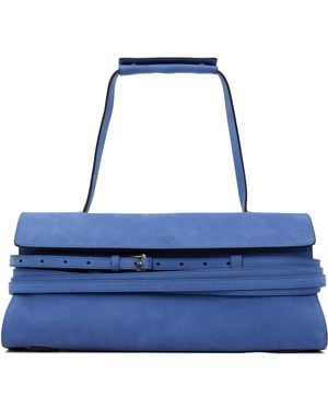 Moschino 'Tie Me' Shoulder Bag - Blue
