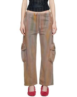 Collina Strada Hand-Dyed Cargo Joggers - Black