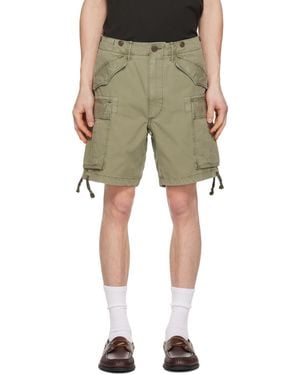 RRL Classic Fit Ripstop Cargo Shorts - Green