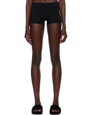 ÉTERNE High Waisted Boy Shorts - Black