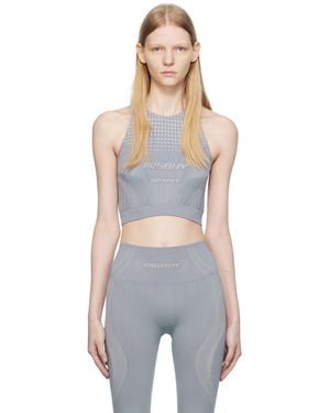MISBHV Blue Jacquard Sport Bra - Black