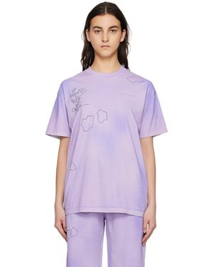 Objects IV Life T-shirt mauve à effet patiné - Violet